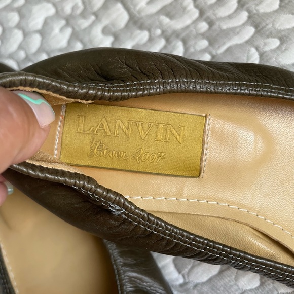 Lanvin Ballerina Leather Flats - Picture 5 of 10